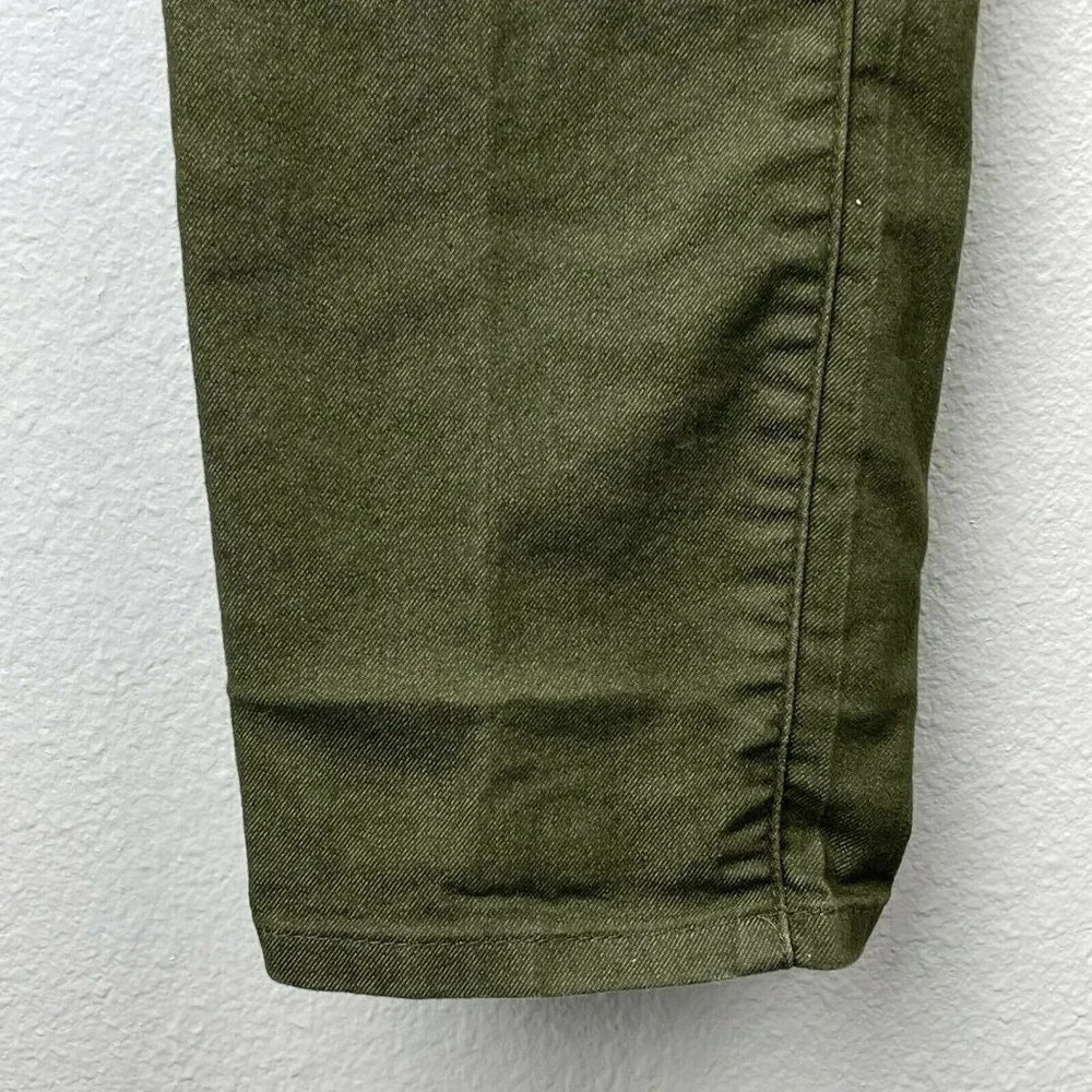 Prana Jeans Women's Size 6/28 x 31 Mid Rise Skinny Leg Stretch Denim Moss Green - Picture 6 of 9